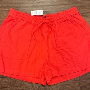 J. Crew Bright Red Women's Cargo Shorts